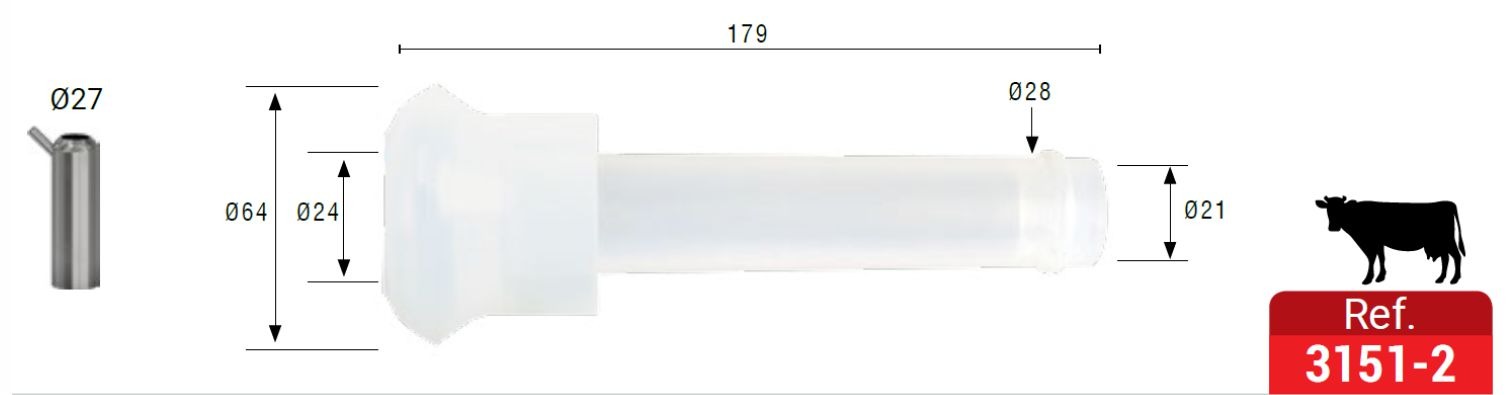 Pezonera corta modelo 3151-2