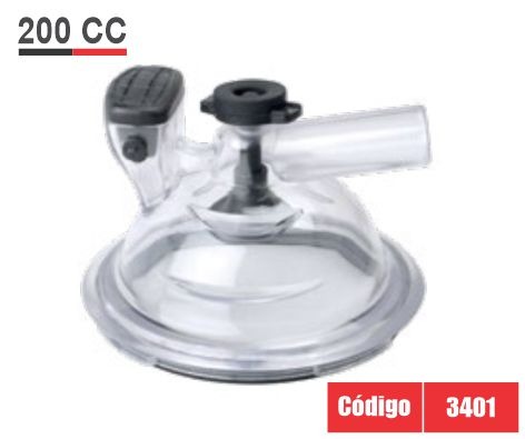 Vaso transparente de colector