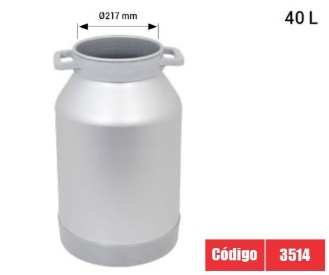 Porongo de aluminio anodizado