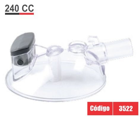 Vaso transparente de colector