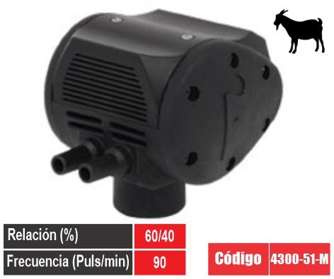 Pulsador neumático de cabra