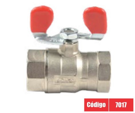 Válvulas de bola con mariposa